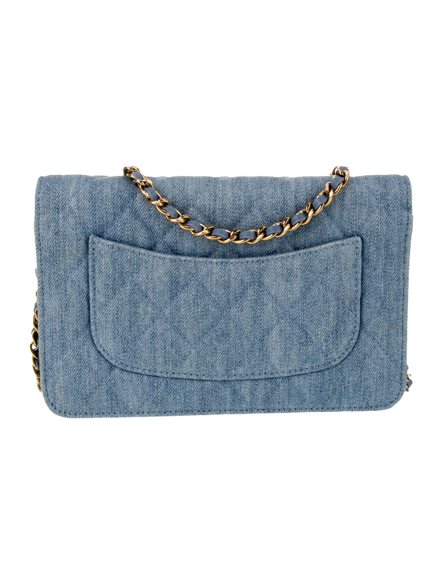 Chanel Denim Reissue Wallet On Chain